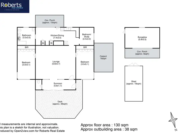 Floorplan of Homely house listing, 52 Tasman Highway, Bicheno TAS 7215