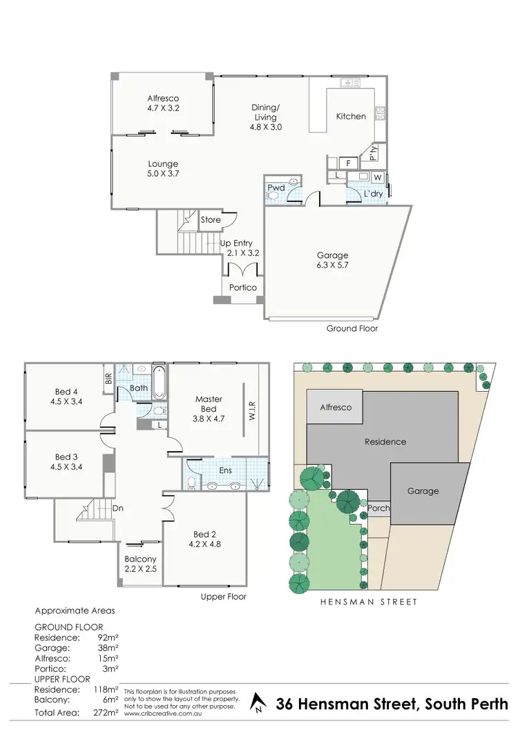 Floorplan of Homely house listing, 36 Hensman Street, South Perth WA 6151