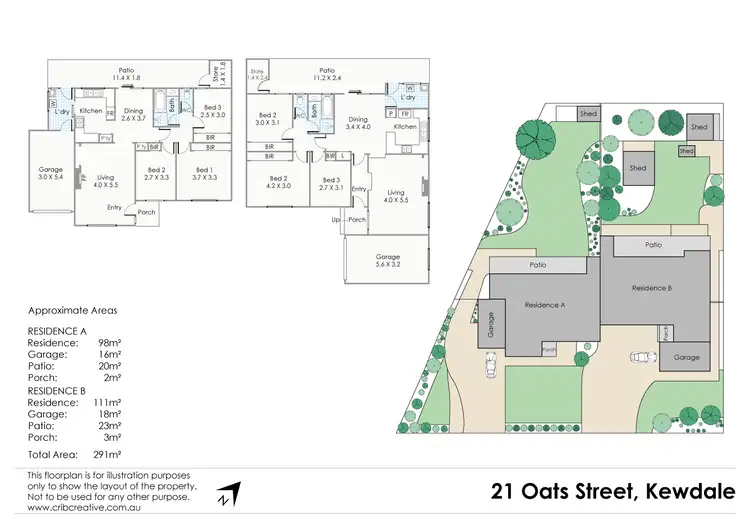Floorplan of Homely house listing, 21 Oats Street, Kewdale WA 6105