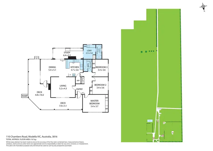 Floorplan of Homely rural property listing, 110 CHAMBERS ROAD, Modella VIC 3816