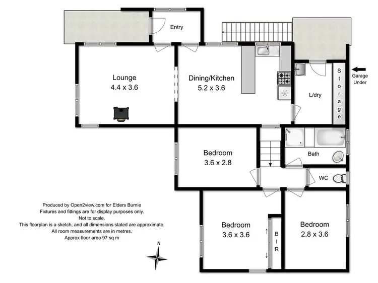 Floorplan of Homely house listing, 29 Wright Street, Shorewell Park TAS 7320