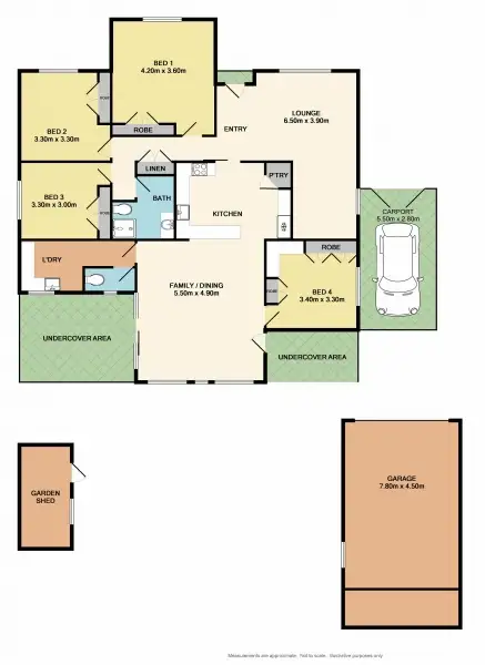 Floorplan of Homely house listing, 19 Riverview Road, Benalla VIC 3672