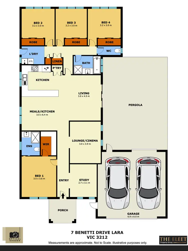 Floorplan of Homely house listing, 7 Benetti Drive, Lara VIC 3212