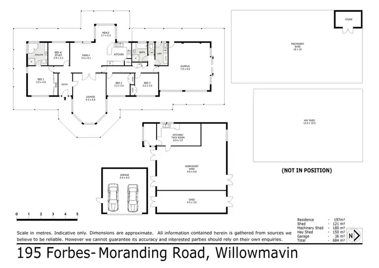Floorplan of Homely rural property listing, 195 Forbes-Moranding Road Willowmavin via, Kilmore VIC 3764