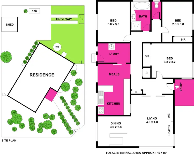 Floorplan of Homely house listing, 27 Lucas Street also known as 53 Andrew Street, Newcomb VIC 3219
