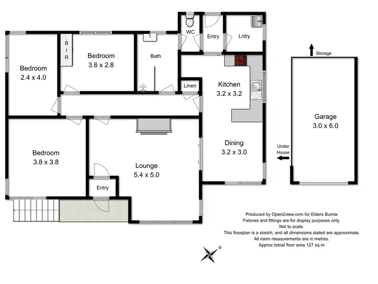 Floorplan of Homely house listing, 58 McPhee Street, Havenview TAS 7320