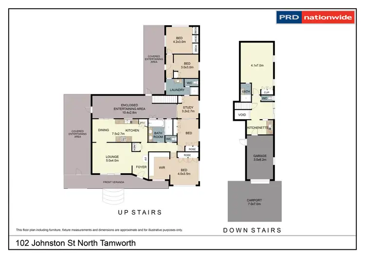 Floorplan of Homely house listing, 102 Johnston Street, Tamworth NSW 2340