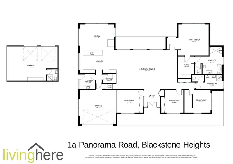 Floorplan of Homely house listing, 1A Panorama Road, Blackstone Heights TAS 7250