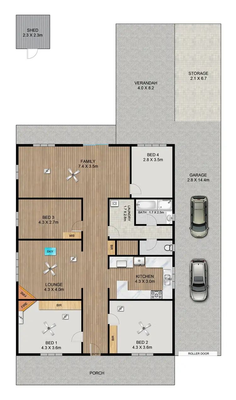 Floorplan of Homely house listing, 16 Peterhead Street, Largs Bay SA 5016