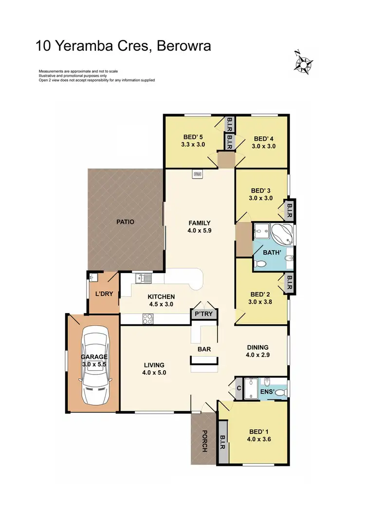 Floorplan of Homely house listing, 10 Yeramba Crescent, Berowra NSW 2081