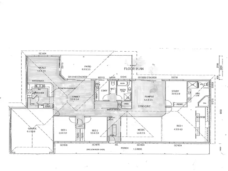 Floorplan of Homely rural property listing, 1490 Gatton-Clifton Road, Mount Whitestone QLD 4347