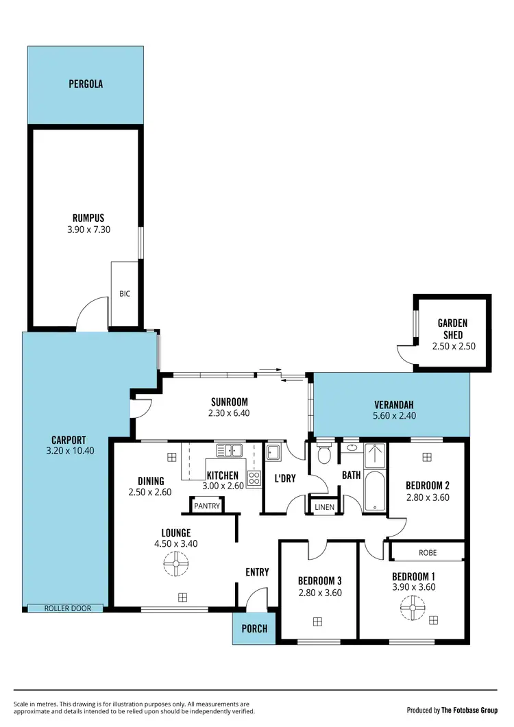 Floorplan of Homely house listing, 22 Allan Place, Reynella SA 5161