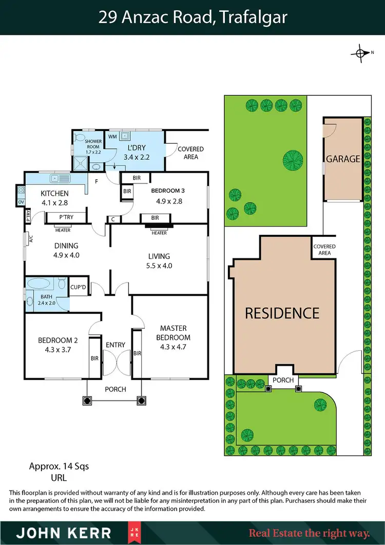 Floorplan of Homely house listing, 29 ANZAC ROAD, Trafalgar VIC 3824