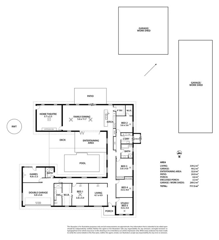 Floorplan of Homely rural property listing, 77 TRAINERS WAY, Strathalbyn SA 5255