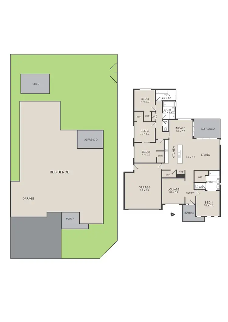 Floorplan of Homely house listing, 31 Delegate Way, Whittlesea VIC 3757
