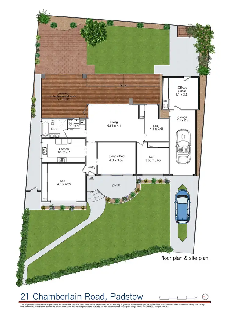 Floorplan of Homely house listing, 21 Chamberlain Road, Padstow NSW 2211