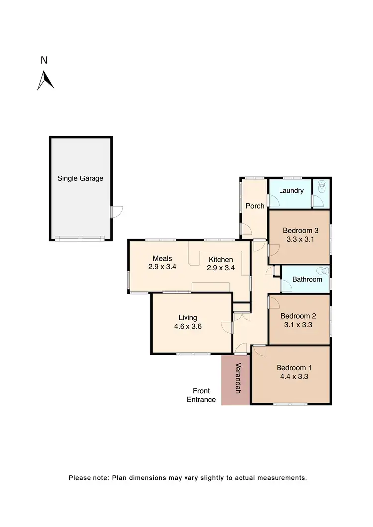 Floorplan of Homely house listing, 13 Bald Hills Road, Creswick VIC 3363