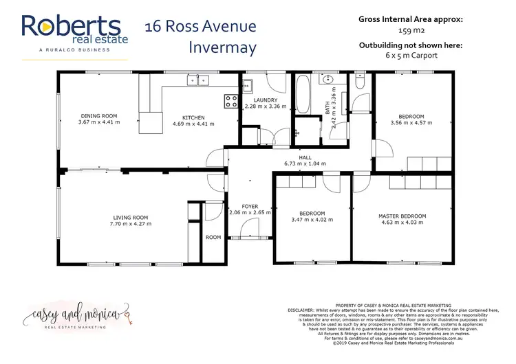 Floorplan of Homely house listing, 16 Ross Avenue, Invermay TAS 7248