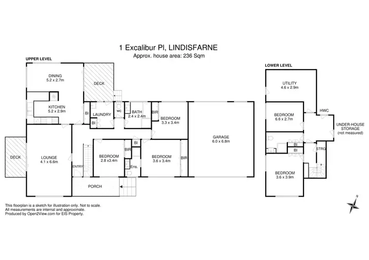 Floorplan of Homely house listing, 1 Excalibur Place, Lindisfarne TAS 7015