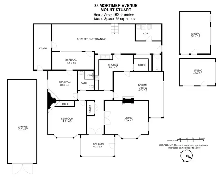 Floorplan of Homely house listing, 33 Mortimer Avenue, Mount Stuart TAS 7000