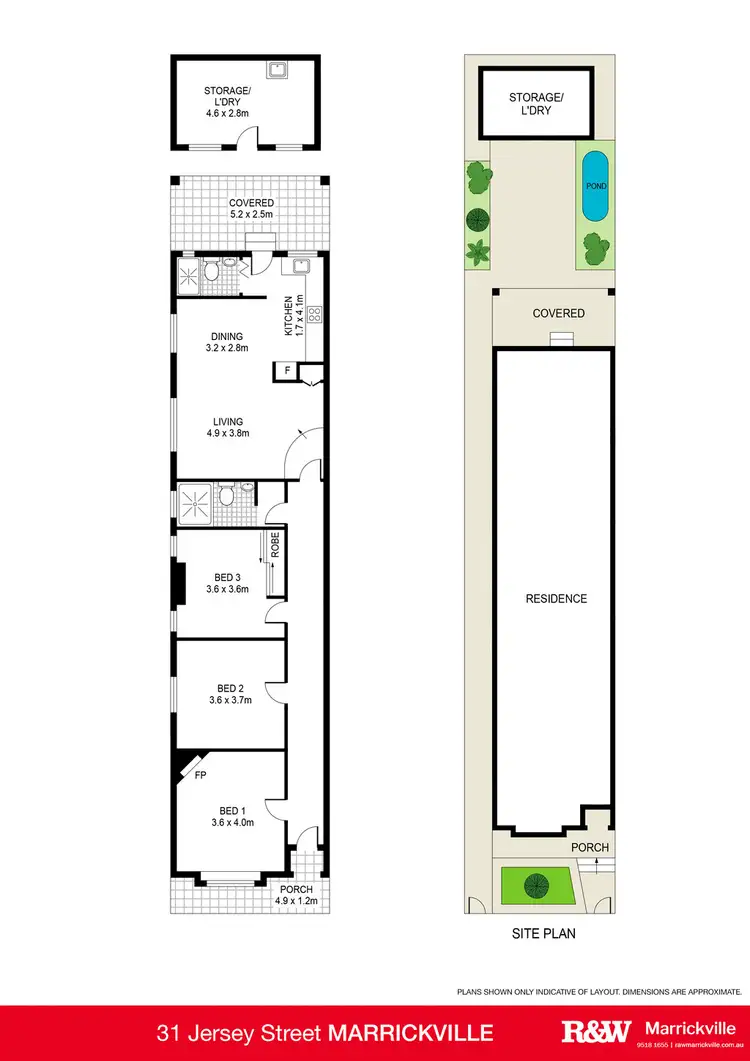 Floorplan of Homely house listing, 31 Jersey Street, Marrickville NSW 2204