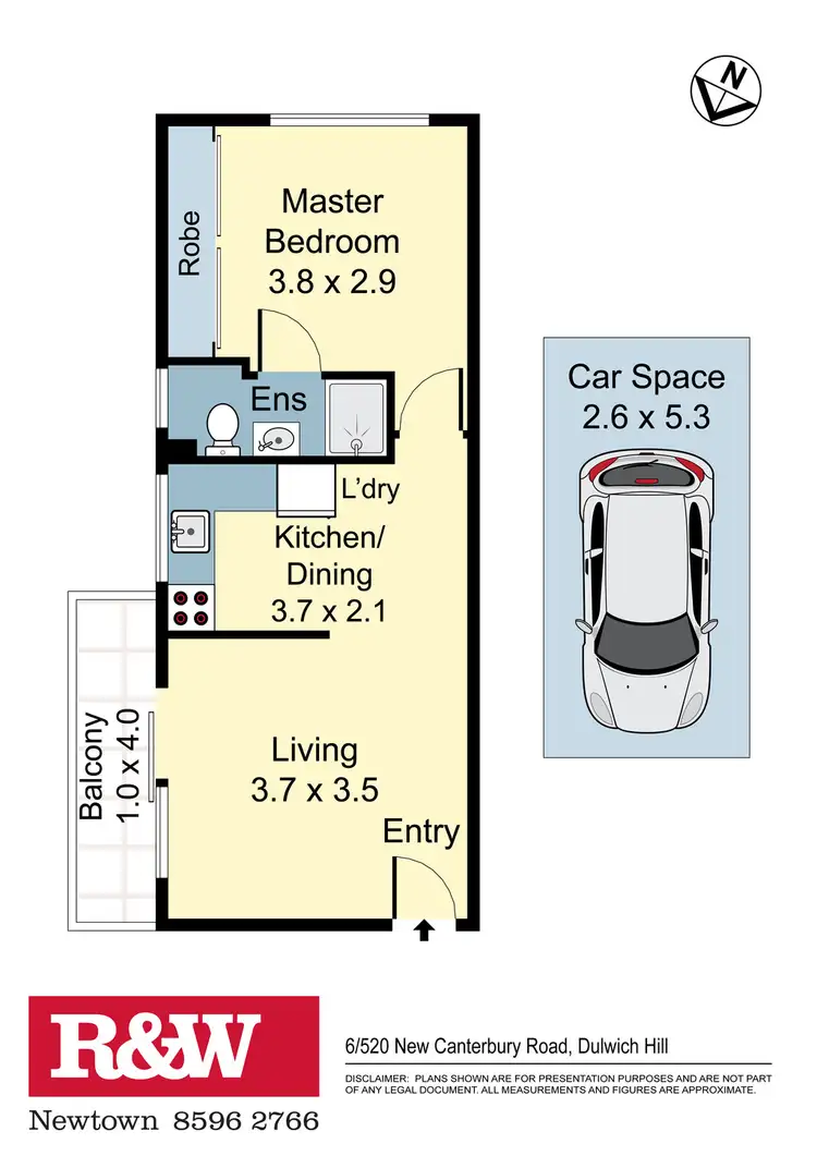 Floorplan of Homely apartment listing, 6/520 New Canterbury Road, Dulwich Hill NSW 2203