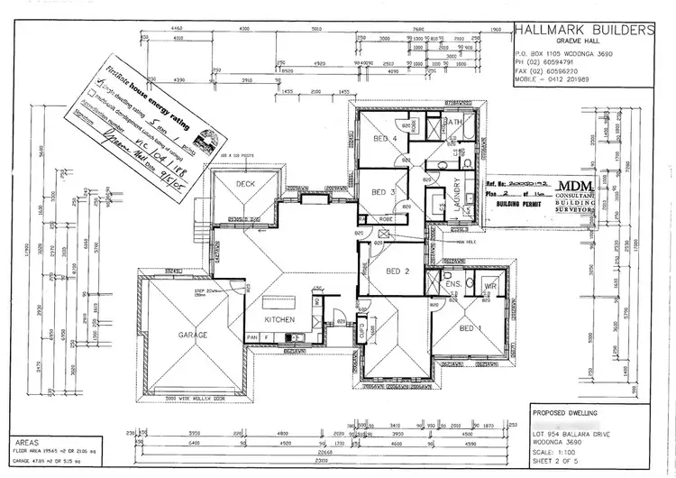 Floorplan of Homely house listing, 56 Ballara Drive, Wodonga VIC 3690
