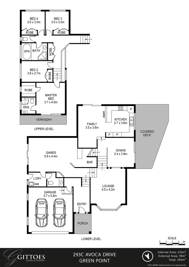 Floorplan of Homely house listing, 293C Avoca Drive, Green Point NSW 2251