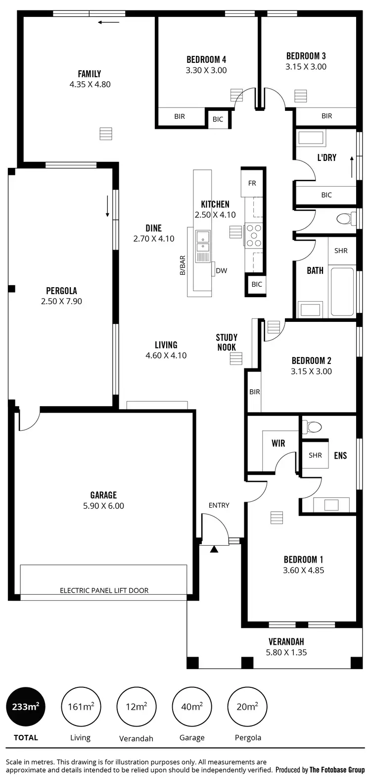 Floorplan of Homely house listing, 176 Newton Blvd, Munno Para SA 5115