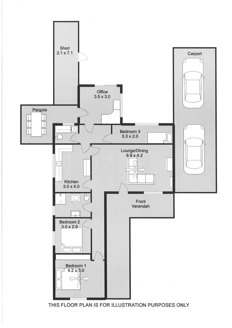 Floorplan of Homely house listing, 32 MEMORIAL DRIVE, Naracoorte SA 5271