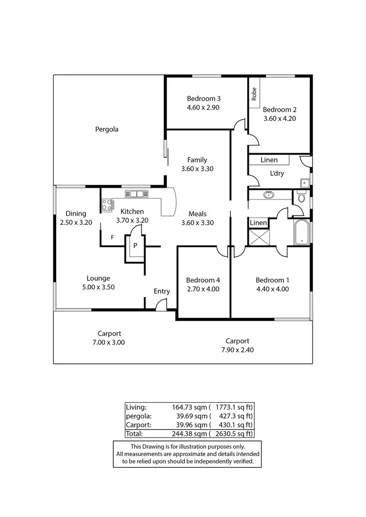 Floorplan of Homely house listing, 5891 Billiatt Road, Lameroo SA 5302
