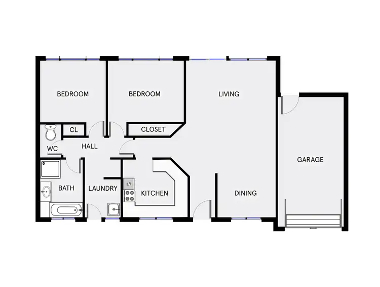 Floorplan of Homely townhouse listing, 26/32 Bunbury Street, Stirling ACT 2611