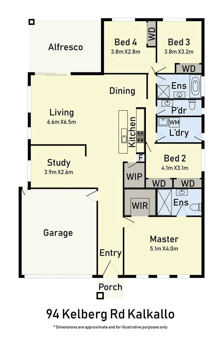 Floorplan of Homely house listing, 94 Kelberg Road, Kalkallo VIC 3064