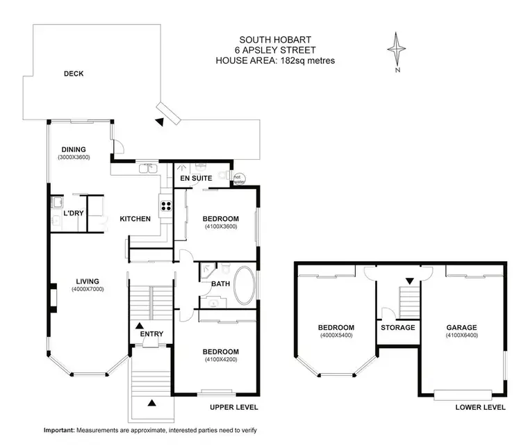 Floorplan of Homely house listing, 6 Apsley Street, South Hobart TAS 7004