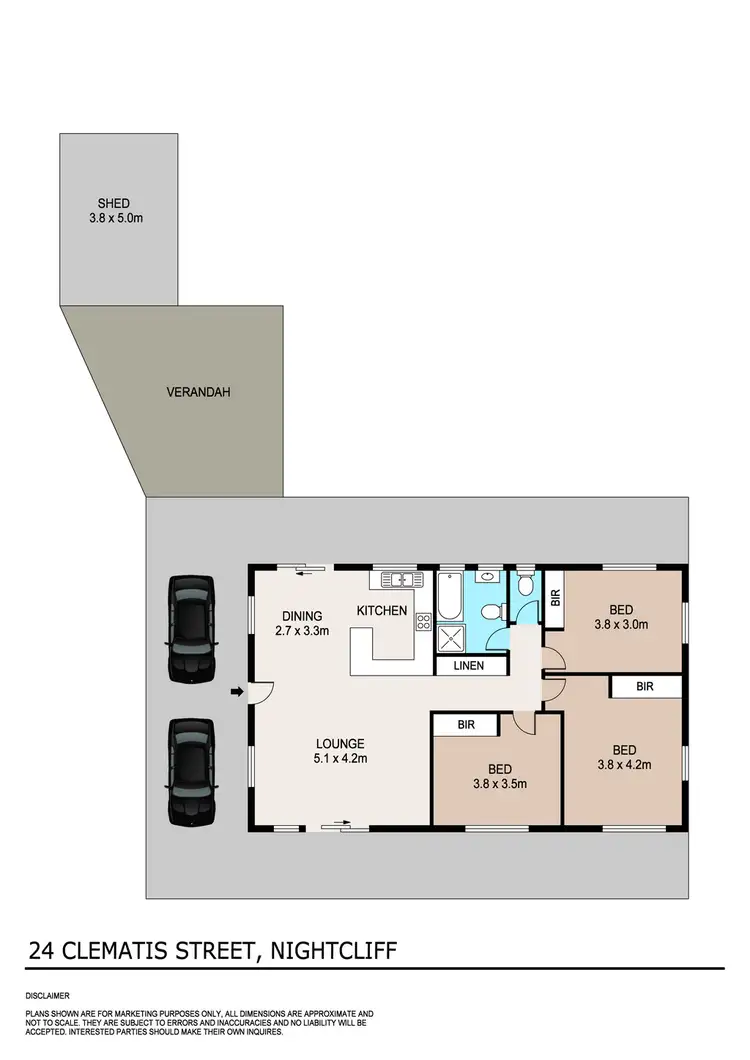 Floorplan of Homely house listing, 24 Clematis Street, Nightcliff NT 810
