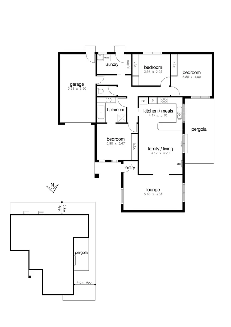Floorplan of Homely unit listing, 2/35 Duosa Road, Altona North VIC 3025