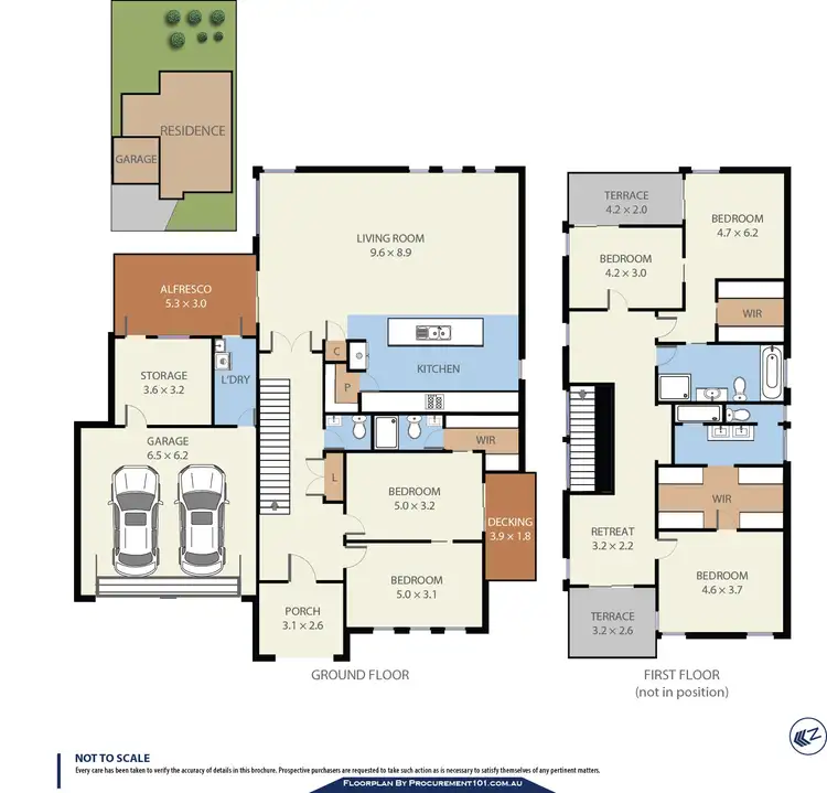 Floorplan of Homely house listing, 6 Fairview Close, Keysborough VIC 3173