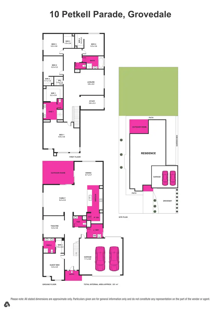 Floorplan of Homely house listing, 10 Petkell Parade, Grovedale VIC 3216