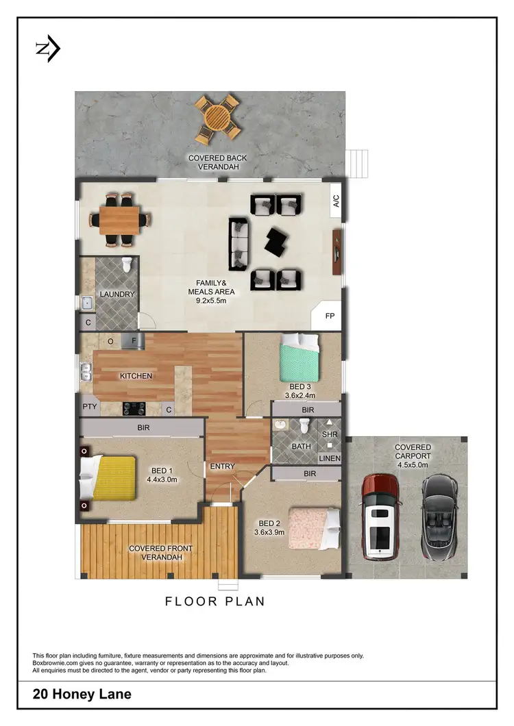 Floorplan of Homely house listing, 20 Honey Lane, Mudgee NSW 2850