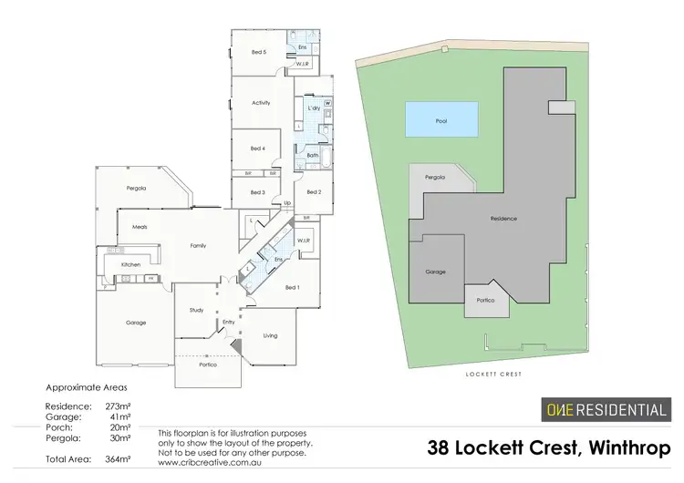 Floorplan of Homely house listing, 38 Lockett Crest, Winthrop WA 6150
