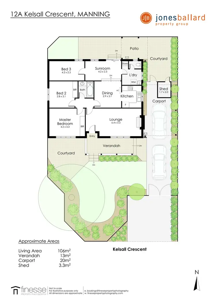 Floorplan of Homely house listing, 12a Kelsall Crescent, Manning WA 6152