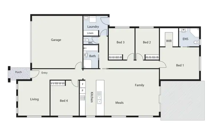 Floorplan of Homely house listing, 78 Christina Stead Street, Franklin ACT 2913