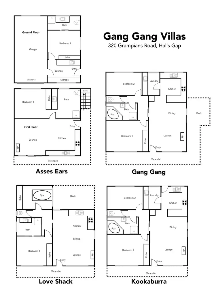 Floorplan of Homely house listing, 322 Grampians Road, Halls Gap VIC 3381