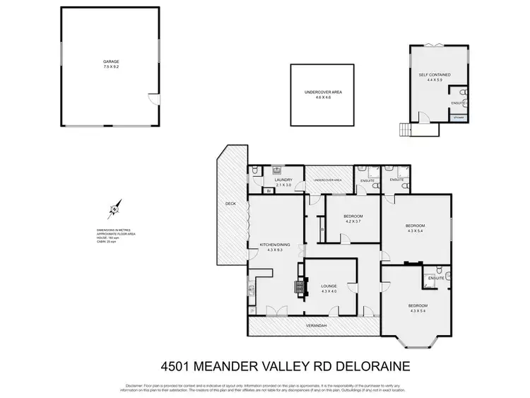 Floorplan of Homely house listing, 4501 Meander Valley Road, Deloraine TAS 7304