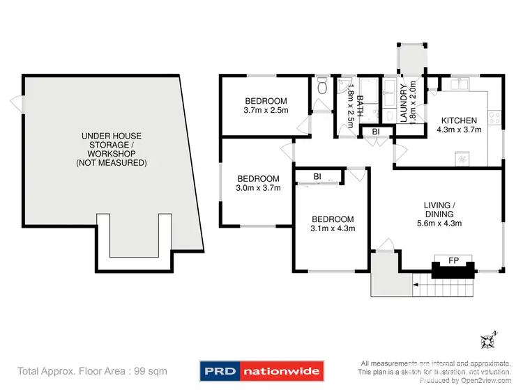 Floorplan of Homely house listing, 33 Coraki Street, Chigwell TAS 7011