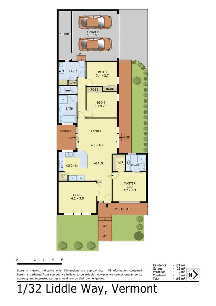 Floorplan of Homely unit listing, 1/32 Liddle Way, Vermont VIC 3133