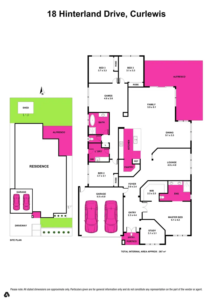 Floorplan of Homely house listing, 18 Hinterland Drive, Curlewis VIC 3222