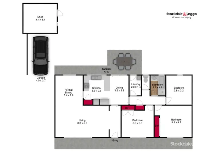 Floorplan of Homely house listing, 11 Pepperdine Court, Traralgon VIC 3844