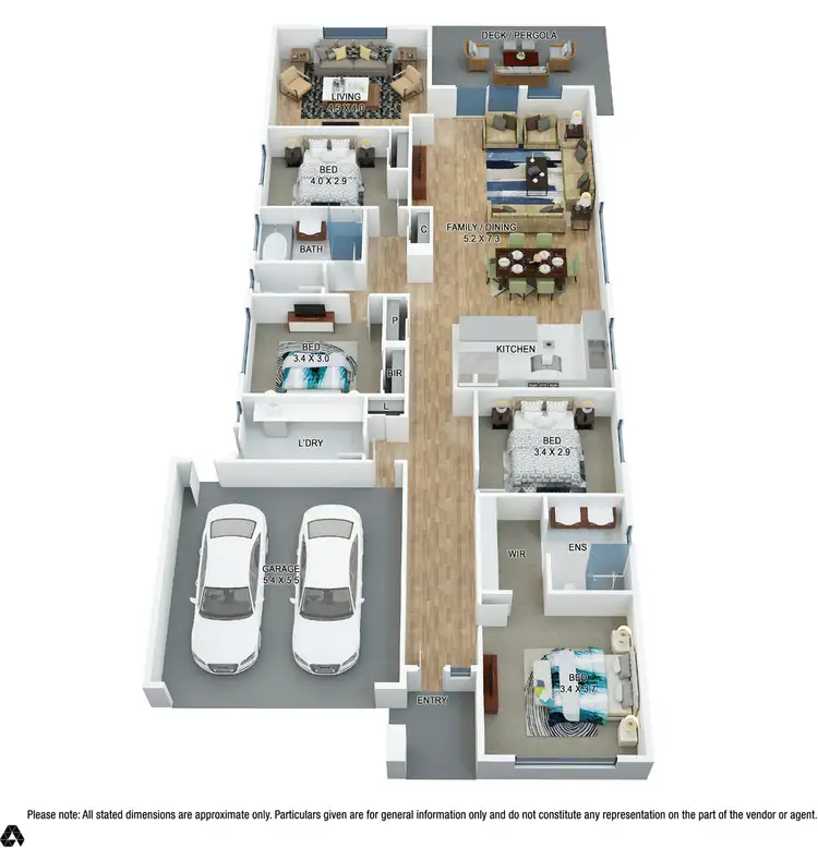 Floorplan of Homely house listing, 142 Mountainview Boulevard, Cranbourne North VIC 3977