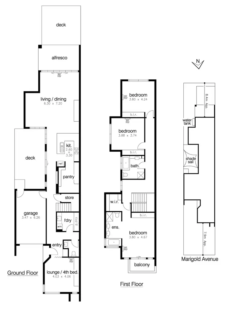 Floorplan of Homely house listing, 55 Marigold Avenue, Altona North VIC 3025